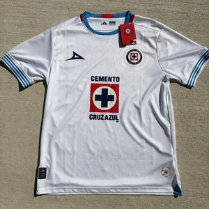 PIRMA CRUZ AZUL MENS SIZE LARGE AWAY JERSEY 2024/2025 LIGA MX WHITE NWT - Picture 1 of 8