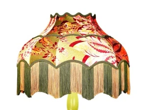 House of Hackney Amaranthine Velvet Isabella Lampshade Verdigris £445 RRP - Picture 1 of 18