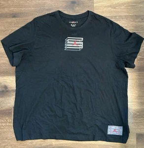 Air Jordan T Shirt Mens XXL Black Jumpman Graphic Logo Standard Fit Nike Tee - Picture 1 of 10