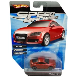 Hot Wheels Speed Machines 09 Audi TTS Red 1:64 Die-Cast 2009 Mattel Sealed - Picture 1 of 6