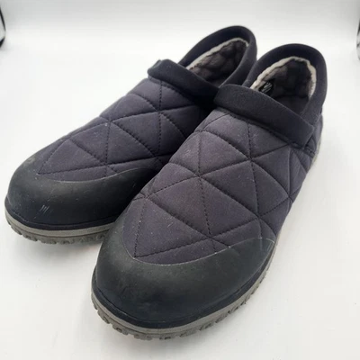 L.L. Bean Ultralight PrimaLoft Slip-Ons Camp Shoes Mens Size 9 Black 511763 - Image 1 of 4