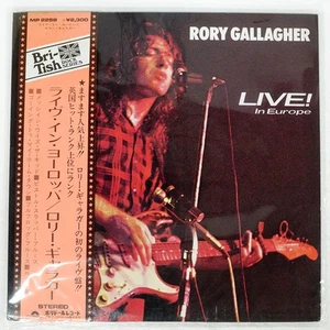 RORY GALLAGHER LIVE IN EUROPE POLYDOR MP2258 Japan OBI INSERT VINYL 12 - Picture 1 of 1