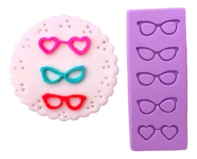  Molde Silicona 3D Sol Vidrio Galleta Masa Glaseado Pastel Cumpleaños Foto 1 de 3