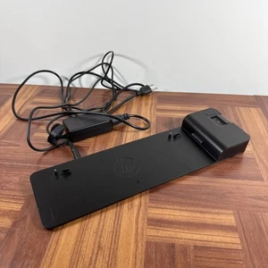 HP 2013 UltraSlim Docking Station D9Y32AA with AC Adapter - Picture 1 of 4
