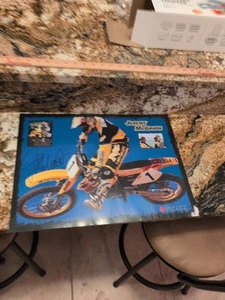 JEREMY MCGRATH/AUTOGRAPHED/POSTER/SUZUKI/FOX/SPY/GOOD COND/VERY RARE/COLLECTIBLE - Picture 1 of 9