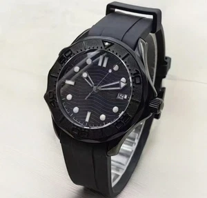 Black Diver 007 Mod Milsub Mens Watch w/ NH35 Automatic NTTD James Bond SMP 300 - Picture 1 of 3