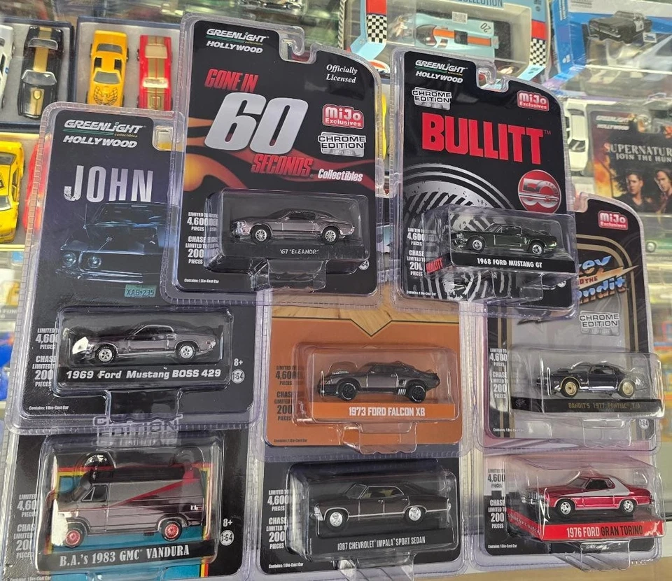 Greenlight Hollywood Mijo Exclusives Chrome Edition Selections "MOC" - Image 1 of 1