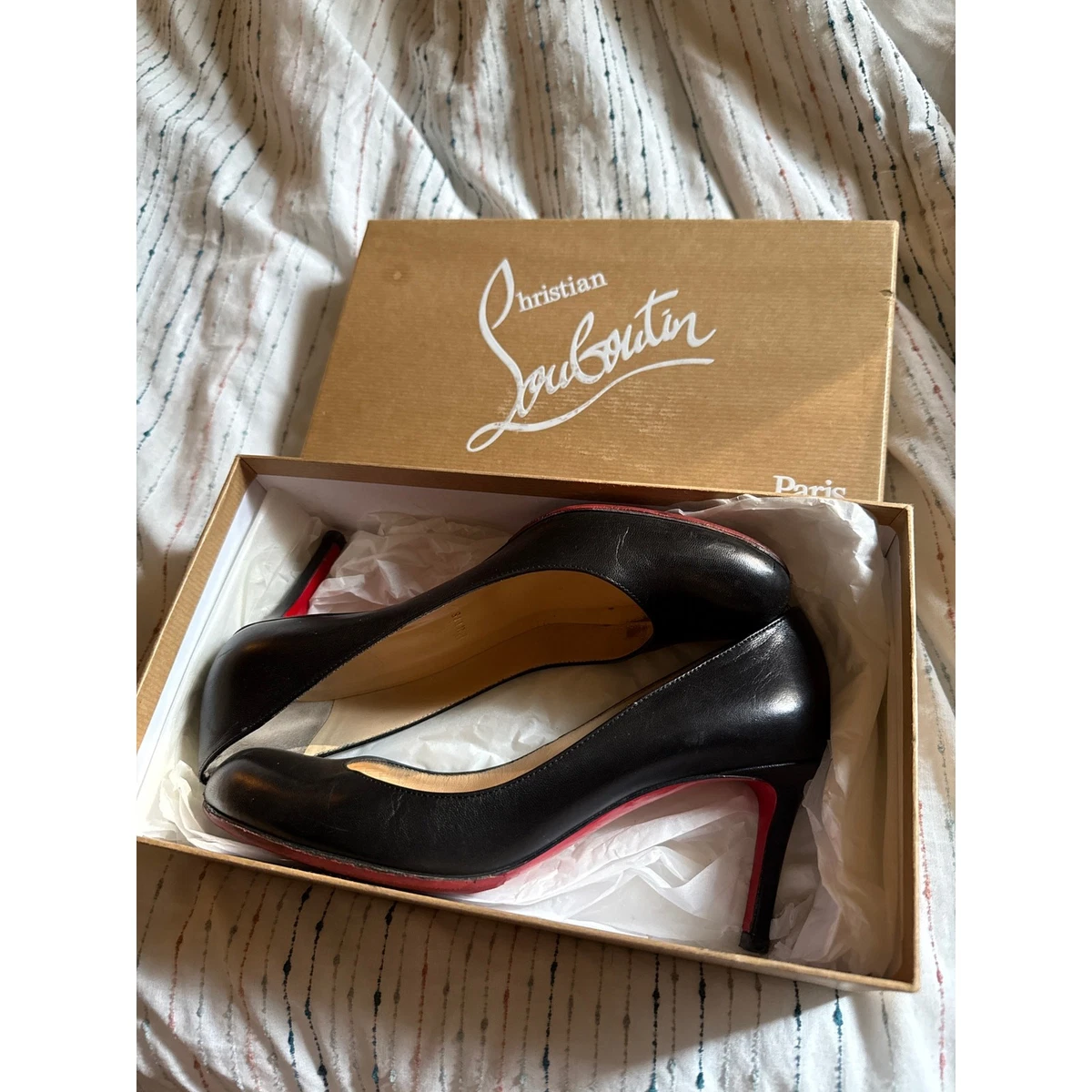 Christian Louboutin Black Heels for Women for sale | eBay