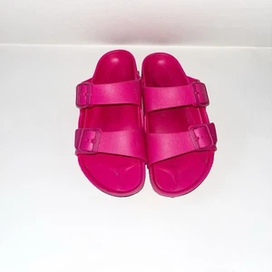 BIRKENSTOCK Arizona EVA Pantoletten Mädchen 34 3 Rote Beete Sandalen Rosa EVA Mädchen Schuhe - Bild 1 von 7
