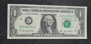 F-1930 C 2003 SERIES, $ 1.00 DOLLAR, FEDERAL RESERVE NOTE 3 C PHILADELPHIA, PA. - Picture 1 of 2