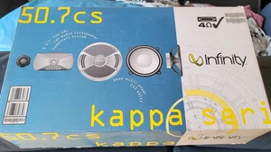 NEW Infinity KAPPA 50.7CS 2 way components speakers 5 1/4 5.25 JL Audio Fosgate - Picture 1 of 4