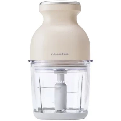 recolte RCP-7 Cordless Capsule Cutter Bonne Chopper Cream White Japan New - Image 1 of 4