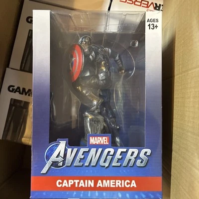 ESTATUA DE PVC 1/10 CAPITÁN AMÉRICA DE LOS VENGADORES MARVEL GAMERVERSE Foto 1 de 3