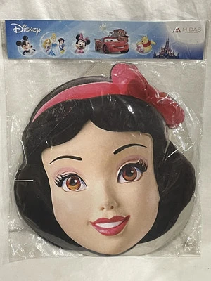 NEW!  Pack of TEN Cardboard Snow White Masks with Elastic - Image 1 of 4