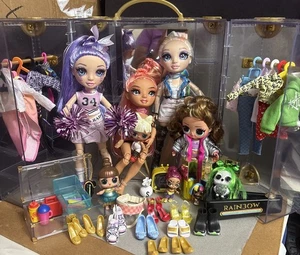 LOL Dolls & Rainbow High Deluxe Fashion Closet Lot With 3 Dolls, Clothes, & More - Picture 1 of 24