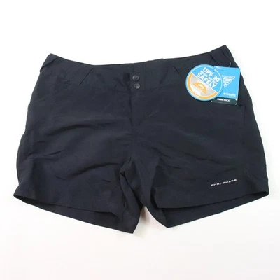 Columbia PFG Shorts Womens Large Black Coral Point II Omni-Shade UPF 30 Nylon - Image 1 of 4