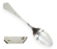 Antique Austro-Hungarian Solid 800 Grade Silver Teaspoon Spoon No Monogram Point