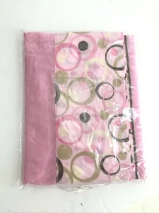 George Baby Uptown Valance Cotton Circles & Dots Motif 42x17" Center Pleat - Picture 1 of 8