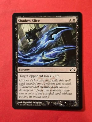 2013 Magic The Gathering Gatecrash #77 Shadow Slice, C, NF, cd1 - Image 1 of 3