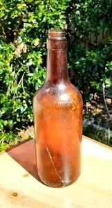 Schnapsflasche, Bernstein 4/5 Quart, Duncan Harwood Co., Ltd. Vancouver, Kanada - Bild 1 von 8