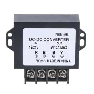 Compact Voltage Converter Module From 12-24V to 5V10A Car Adapter 50W Output - Picture 1 of 8