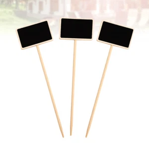 10 PCS Blumendekorationskarteneinsatz Mini Blackboard Ovale Tafel - Bild 1 von 11