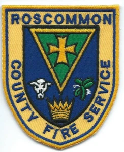 Roscommon County Fire Service Embroidered Patch Size 85 mm x 70 mm - Picture 1 of 1