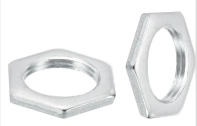 LOCK & LOCK M14 X 1.0 mm pitch Steel Lock Nut Zinc Plated 19 A/F 2.5 mm Thick