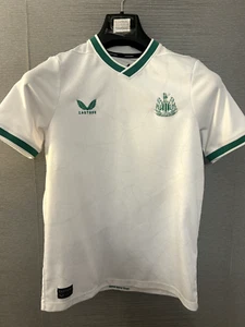 NEWCASTLE UNITED CASTORE 2022/2023 WHITE THIRD SHIRT- EXTRA SMALL/SMALL MENS - Picture 1 of 4