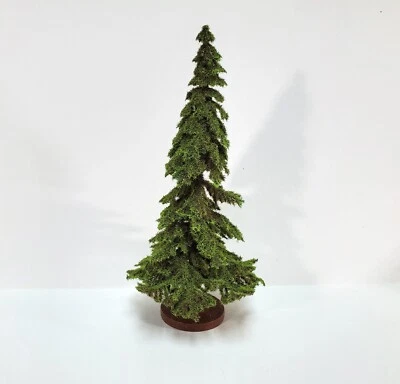 Tall Conifer Evergreen Pine Spruce Tree Scenery 8" Tall Miniature Model RR - Image 1 of 3
