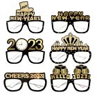 3D Glitter Paper Glasses Frame Celebration Party Favor Happy New Year Eyeglasses