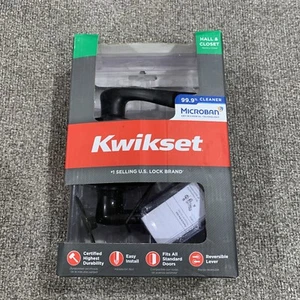 Kwikset Tustin venezianischer Bronze Flur/Schranktürhebel mit Microban 97200-778 - Bild 1 von 12