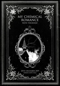 Póster/impresión de My Chemical Romance 2019 gira con salón de exposiciones del santuario ""jueves"" MCR - Imagen 1 de 1