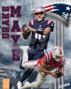 Stampa litografica New England di Drake Maye 2024 - Foto 1 di 1