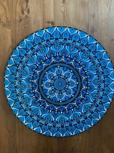 Handcrafted Mandala Wall Art 50 Cm - Picture 1 of 11