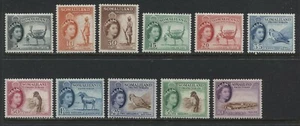 Somaliland Protectorate QEIi 1953-58 complete set mint o.g. - Bild 1 von 1
