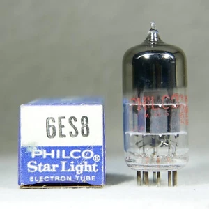 Nuevo de Lote Antiguo/Nuevo en Caja Philco 6ES8/ECC189 Doble Triodo O-Getter Hecho en EE. UU. - Imagen 1 de 11