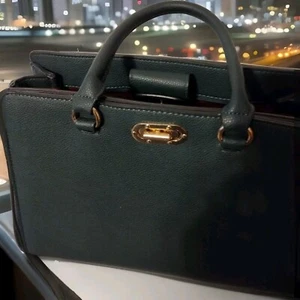 Dasein Faux Leather Satchel Handbag, Read The Description, Classic Business core - Picture 1 of 10