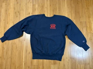 Sudadera De Colección University Arizona Wildcats Champion Tejido Inverso Azul Marino Para Hombres L - Imagen 1 de 5