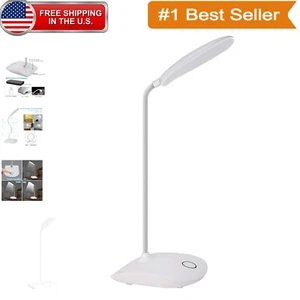 Dimmable USB Charging LED Desk Lamp - Flexible Gooseneck for Study & Office - Picture 1 of 14