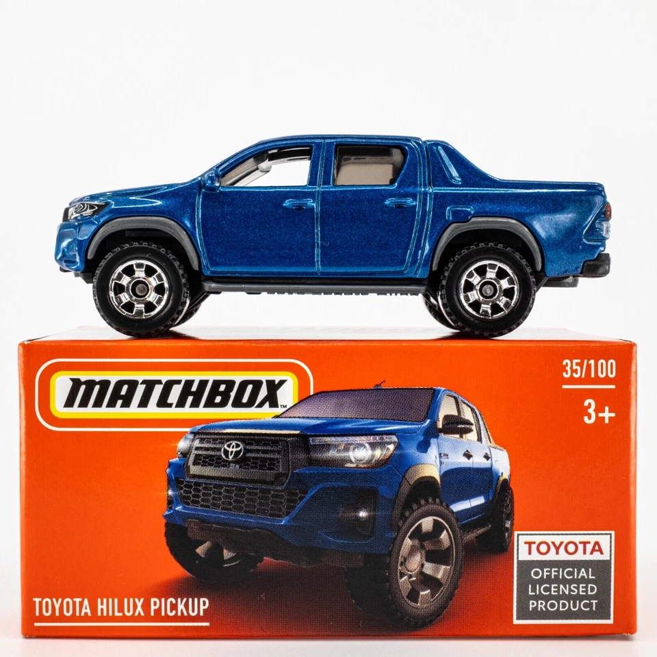 Camioneta Toyota Hilux #35 Matchbox Power Grabs 2024 azul saturno | FSB Foto 1 de 1