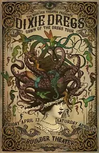 DIXIE DREGS BOULDER 2018 KONZERTPOSTER ORIGINAL - Bild 1 von 1