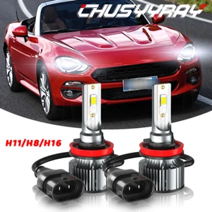 Für Fiat 124 2016-2023 2x H11 Auto Scheinwerfer Set LED Birnen Abblendlicht 6500K - Bild 1 von 11