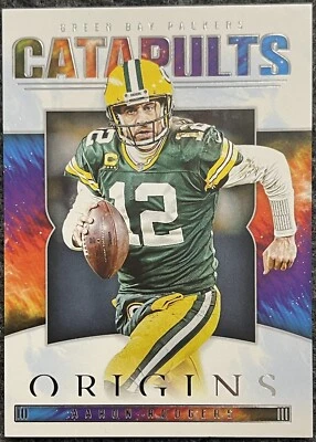 2022 Origins Catapults #CAT-15 Aaron Rodgers - Image 1 of 2