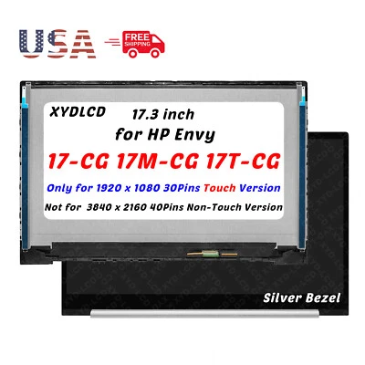 XYDLCD 17.3in L81484-AA2 for HP Envy 17-CG 17M-CG 17T-CG LCD Touch Screen Assembly FHD