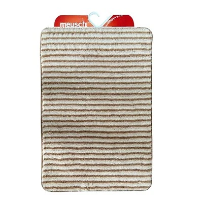 Kleine Wolke Meusch Badezimmer Teppich Badteppich Lana Bambus-Beige 70x120 cm - Bild 1 von 2