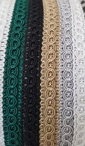 BRAID GIMP 14mm Width Sold Per Metre Sewing Upholstery Furnishing Trim FREE POST - Picture 1 of 13