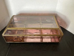 Vintage Gately's Department Store Glass Jewelry/Music Container - Picture 1 of 4
