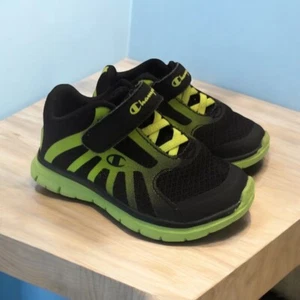 Champion Toddler Shoes Size 5 Sneakers Black/Neon Green - Picture 1 of 9