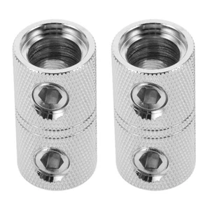 2PCS 1/0 Gauge Wire Couplers Audio Car Brass Terminal Butt Connectors - 0GA - Picture 1 of 12